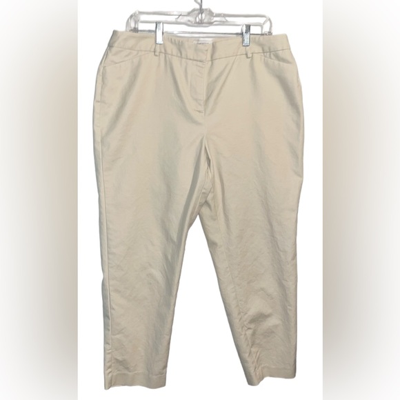 Charter Club Pants - Charter Club Khaki Straight Leg Pants